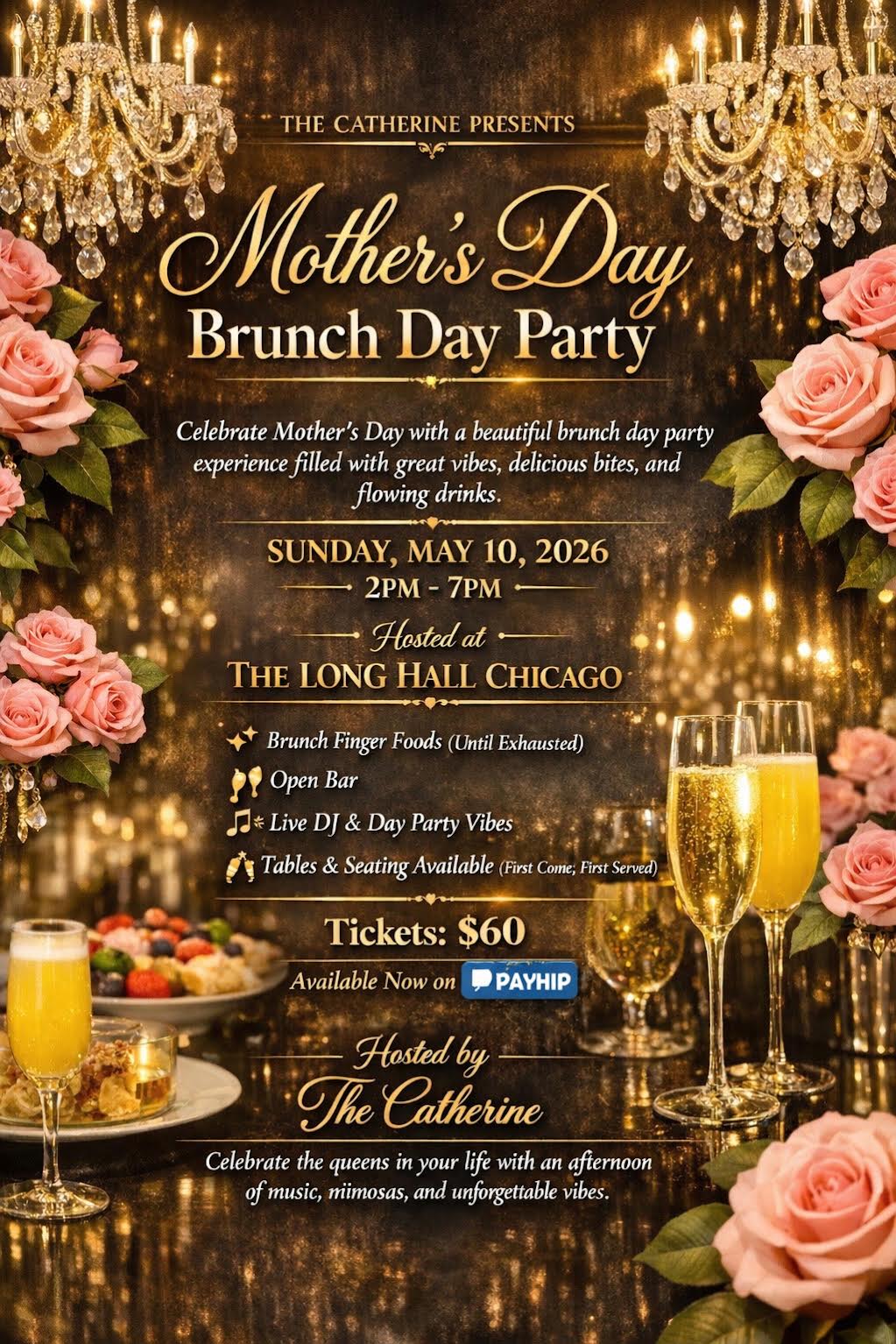 Mother's Day Brunch Day Party flyer